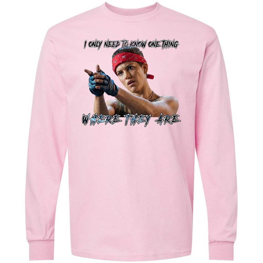 Long Sleeve T-Shirt - PENPABY4 - Light Pink - 6