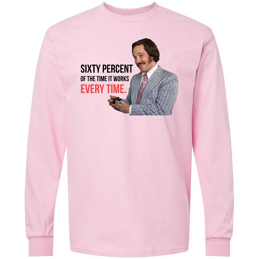 Long Sleeve T-Shirt - VZTFAA6U - Light Pink - 6