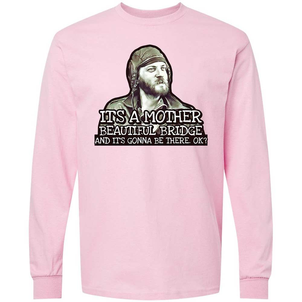 Long Sleeve T-Shirt - LUVKTDNF - Light Pink - 6
