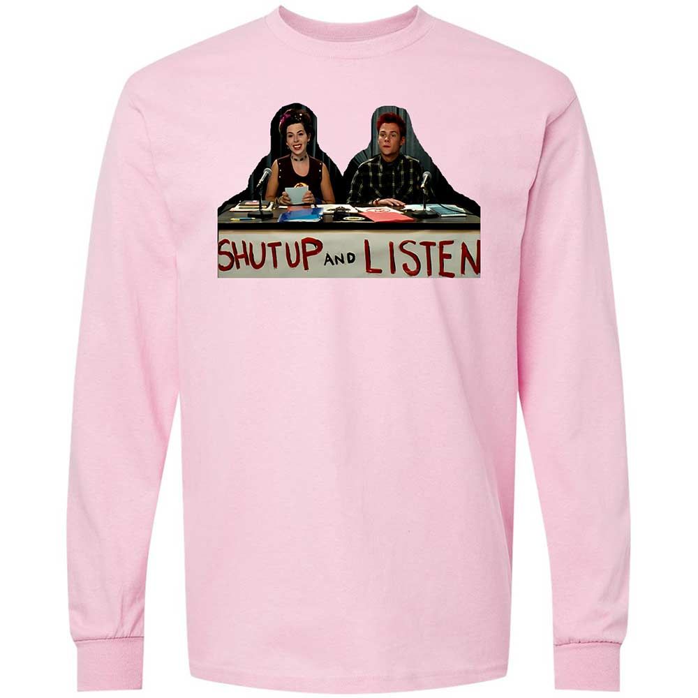 Long Sleeve T-Shirt - X1C5QY8Z - Light Pink - 6