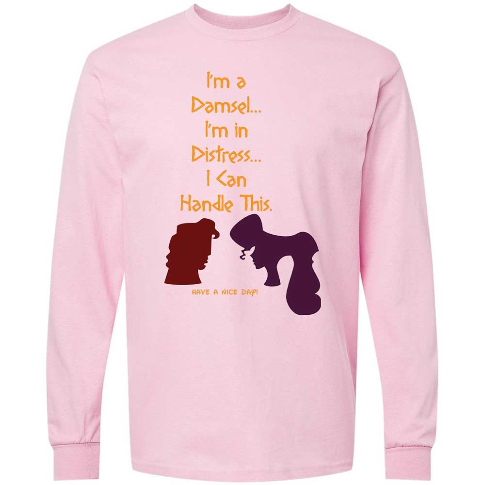 Long Sleeve T-Shirt - WVT8KECV - Light Pink - 6