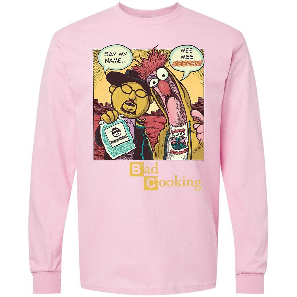 Long Sleeve T-Shirt - DKHZLXDK - Light Pink - 6