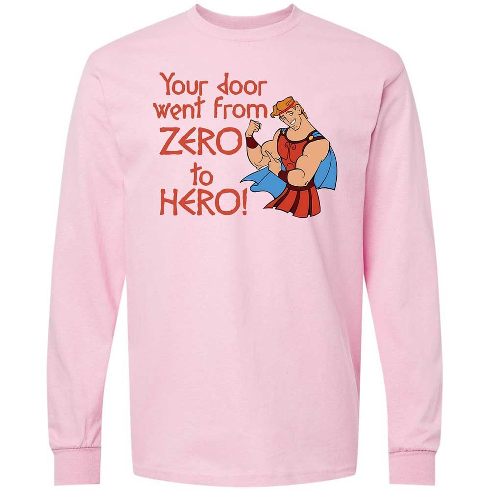 Long Sleeve T-Shirt - PVPD539Z - Light Pink - 6