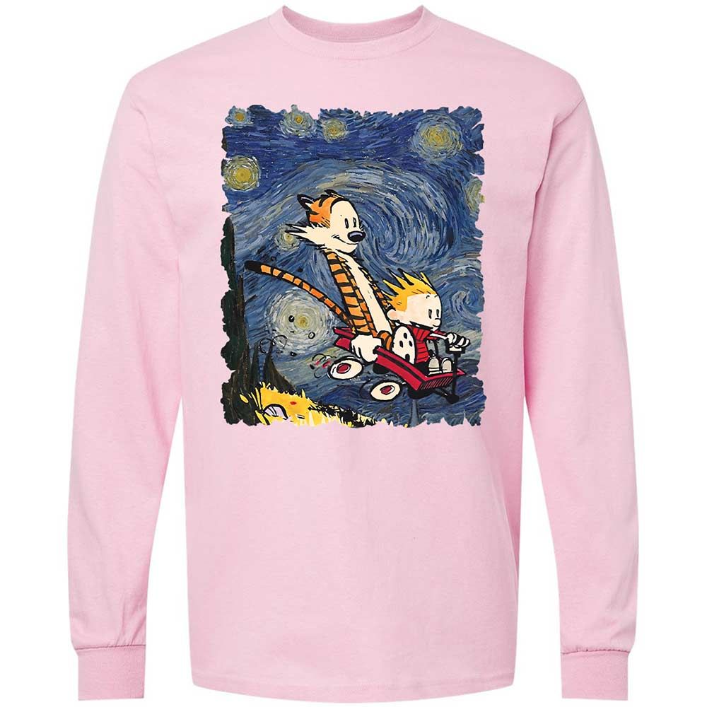 Long Sleeve T-Shirt - TFY5XZCE - Light Pink - 6