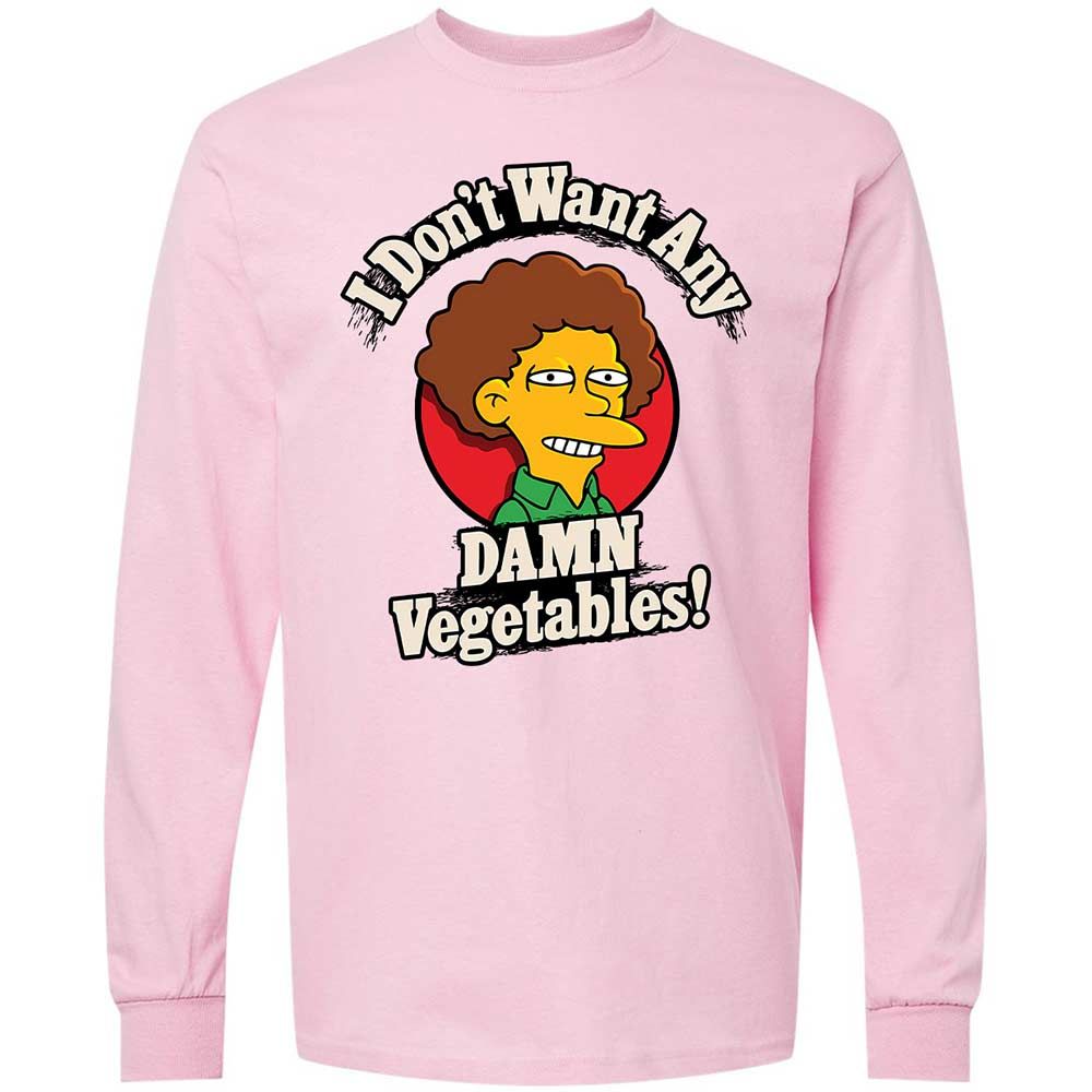 I Don't Want Any Damn Vegetables! - Light Pink - 6