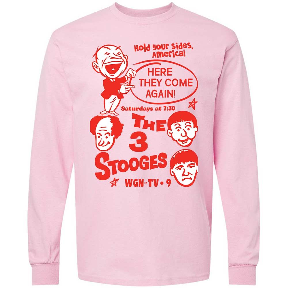 The 3 Stooges - Light Pink - 6