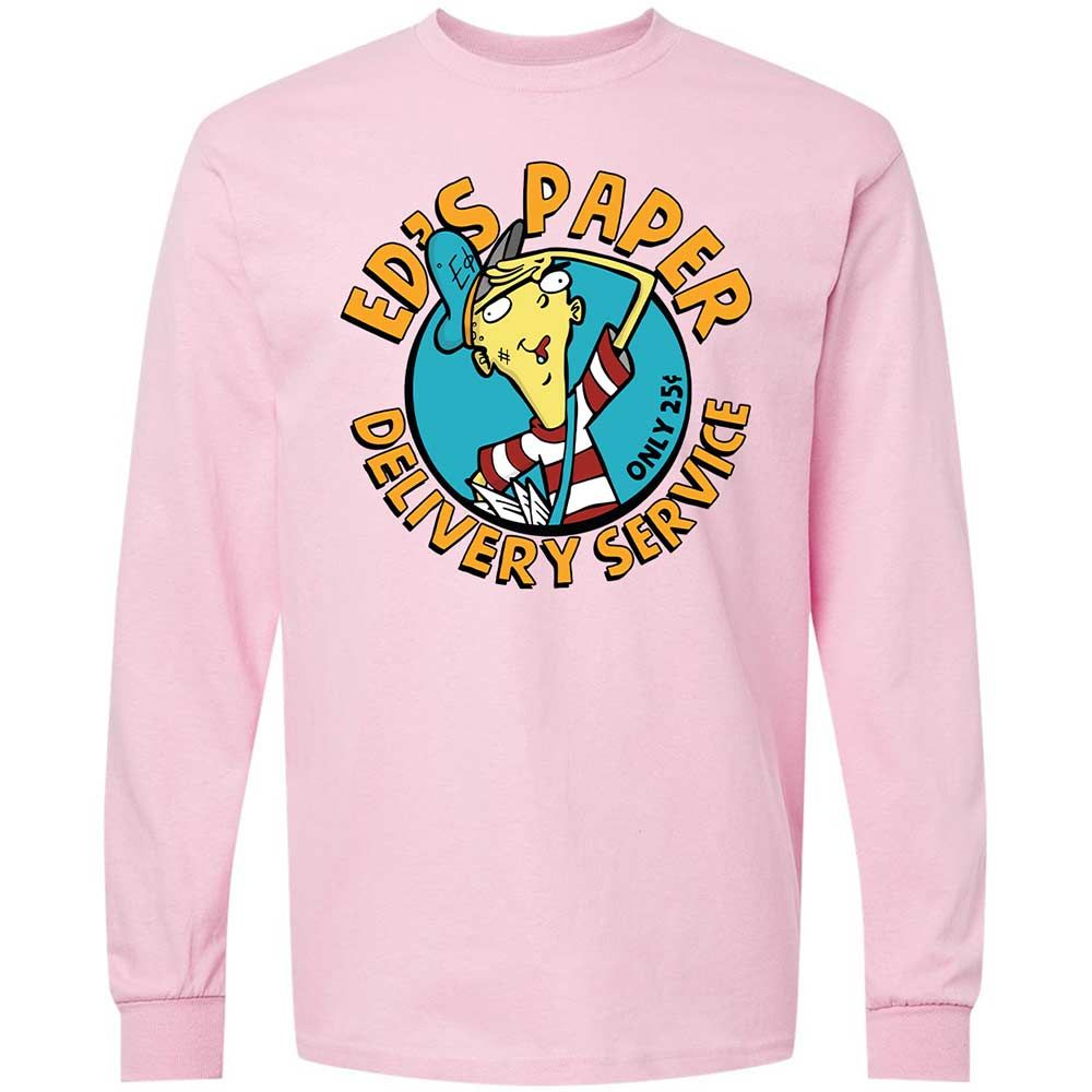 Long Sleeve T-Shirt - TE5YUV1J - Light Pink - 6