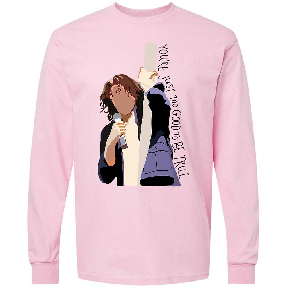 Long Sleeve T-Shirt - B1E4SJT9 - Light Pink - 6