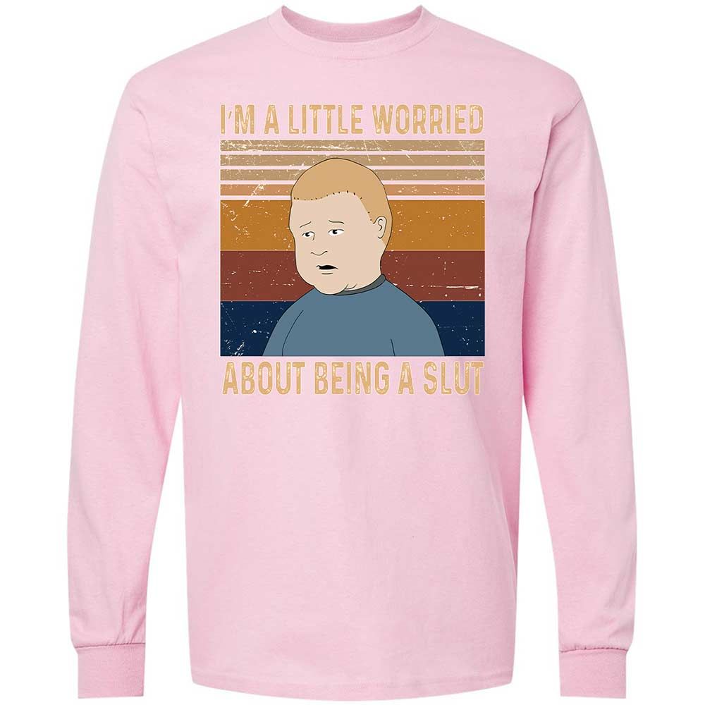 I'm a Little Worried About Being a Slut - Light Pink - 6