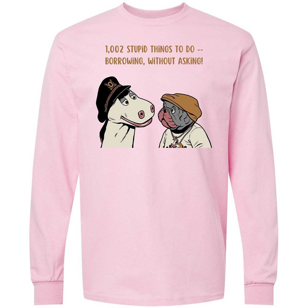 Long Sleeve T-Shirt - EM71BH8F - Light Pink - 6
