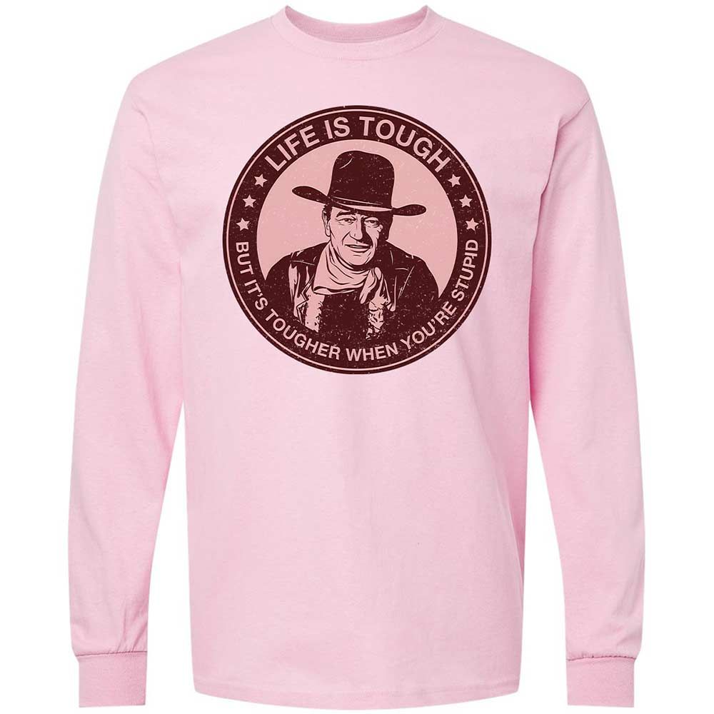 Long Sleeve T-Shirt - E6ZMKBBC - Light Pink - 6