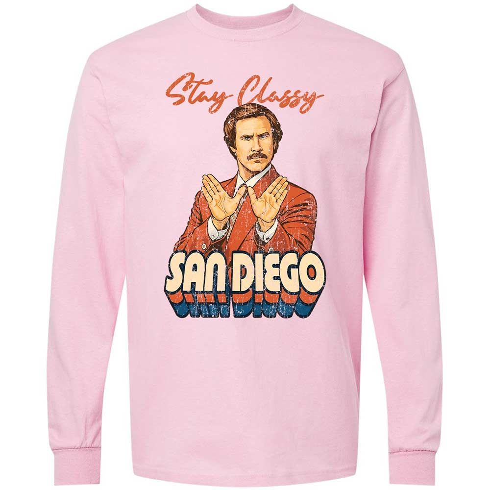 Long Sleeve T-Shirt - L2FTJ4X9 - Light Pink - 6