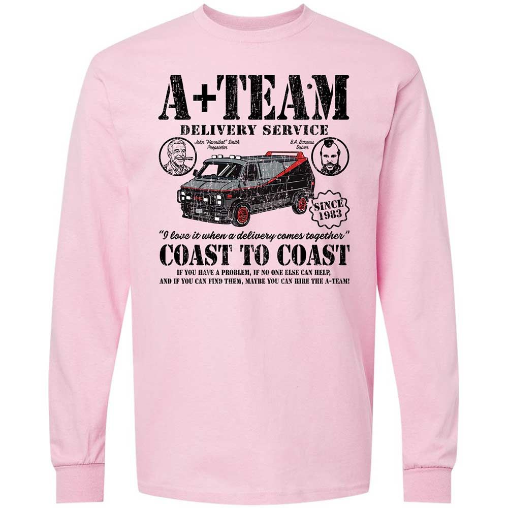 Long Sleeve T-Shirt - X3Z2EW35 - Light Pink - 6