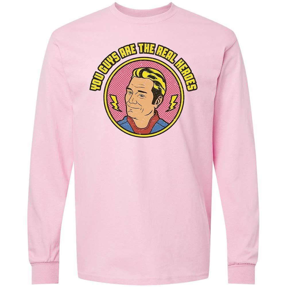 Long Sleeve T-Shirt - FYUMLVCX - Light Pink - 6