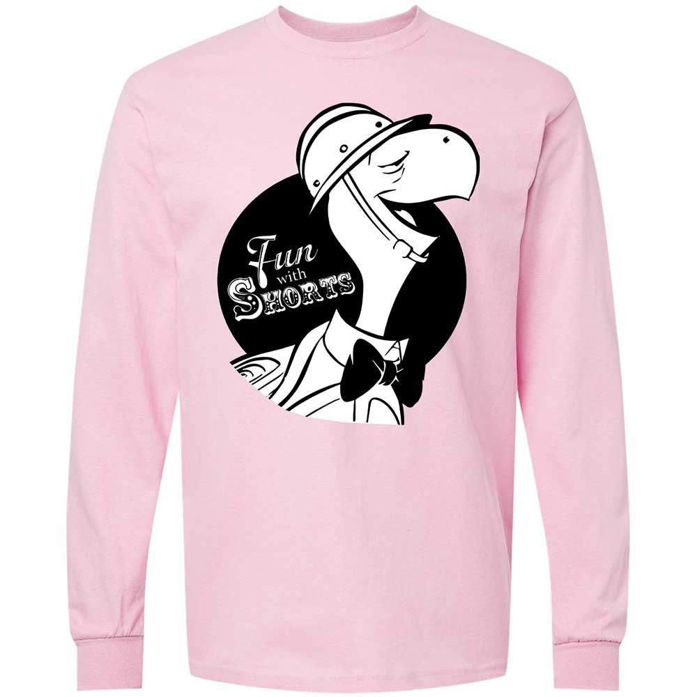 Long Sleeve T-Shirt - VDRB5KY8 - Light Pink - 6