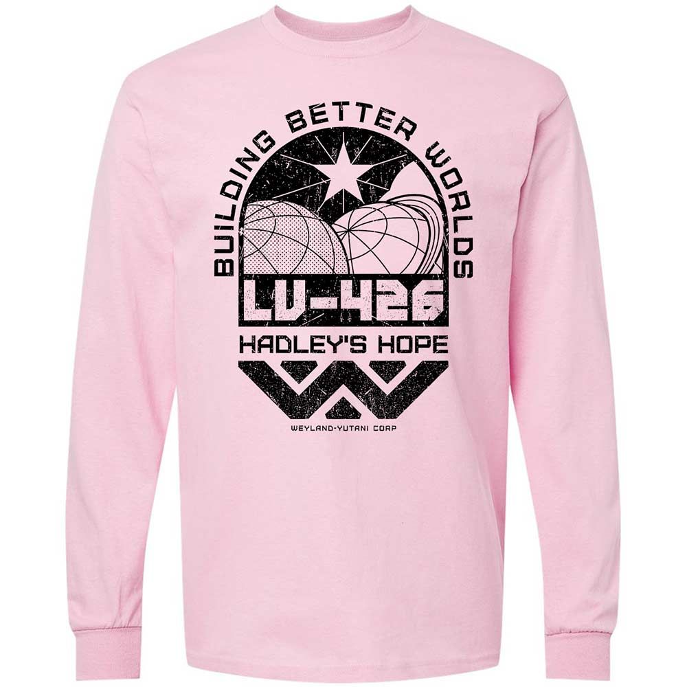Long Sleeve T-Shirt - NHFJKE58 - Light Pink - 6