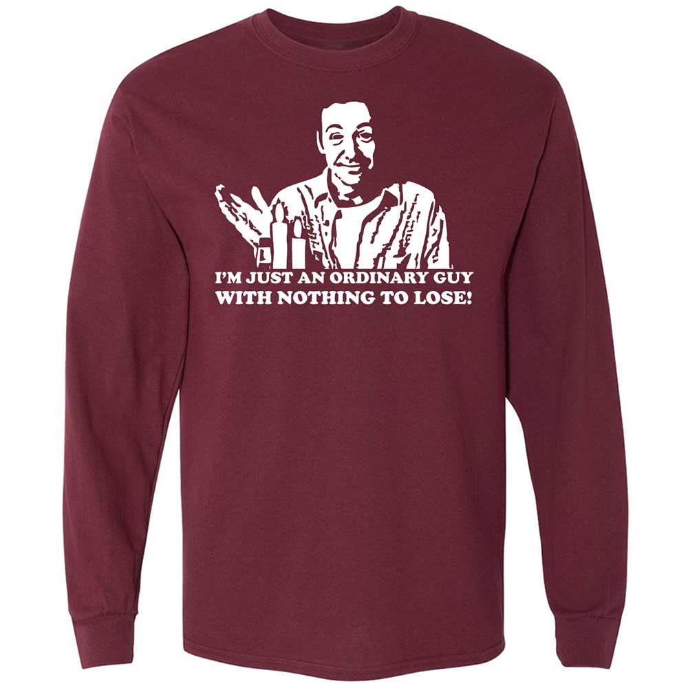Long Sleeve T-Shirt - W7786DGC - Maroon - 6