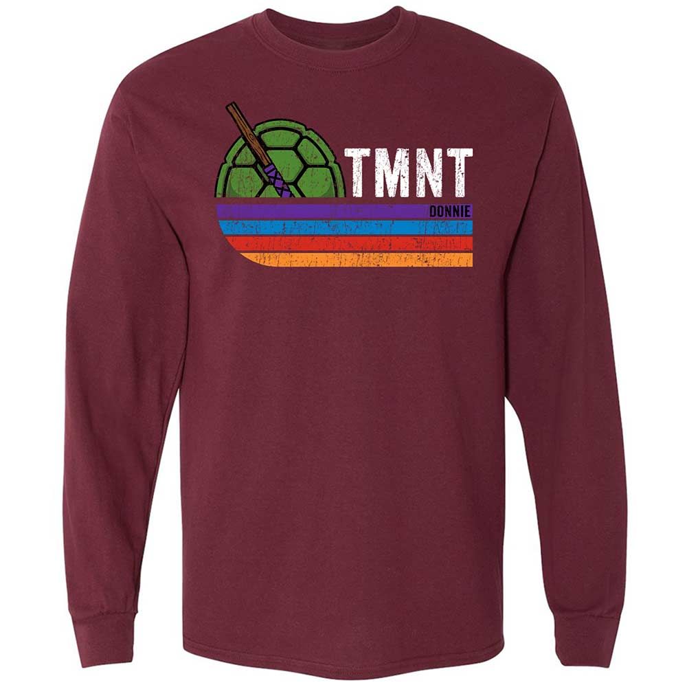Long Sleeve T-Shirt - TQQE6KWU - Maroon - 6