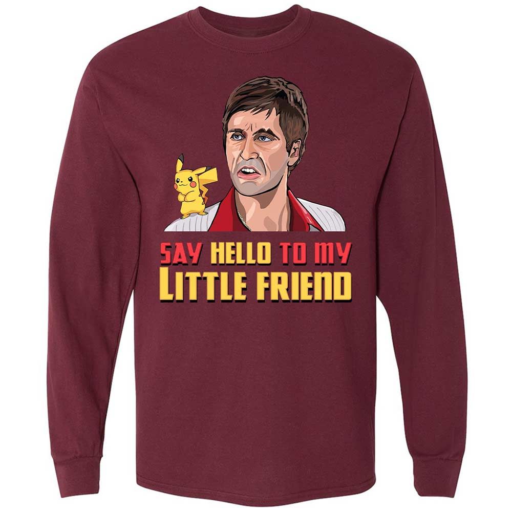 Long Sleeve T-Shirt - PVJX6CV3 - Maroon - 6