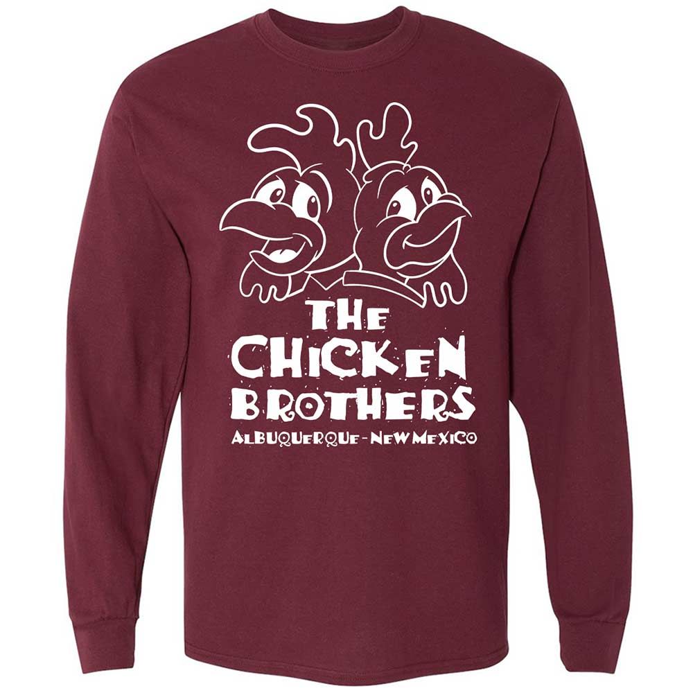 Long Sleeve T-Shirt - 6NWE78HV - Maroon - 6