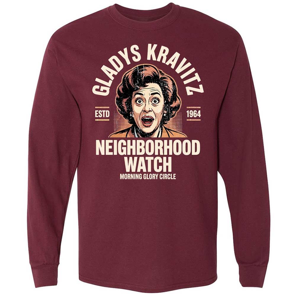 Long Sleeve T-Shirt - QVQH68N3 - Maroon - 6