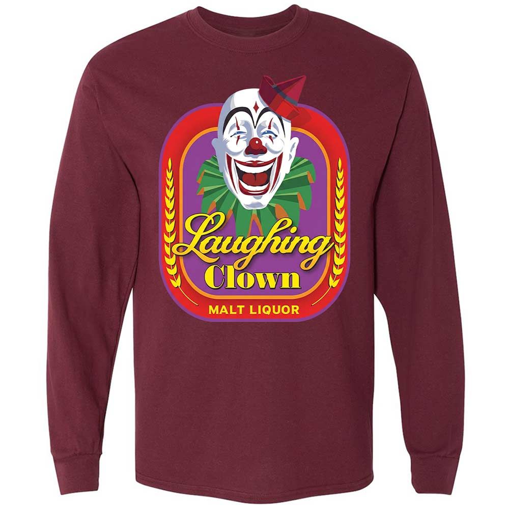Laughing Clown Malt Liquor - Maroon - 6