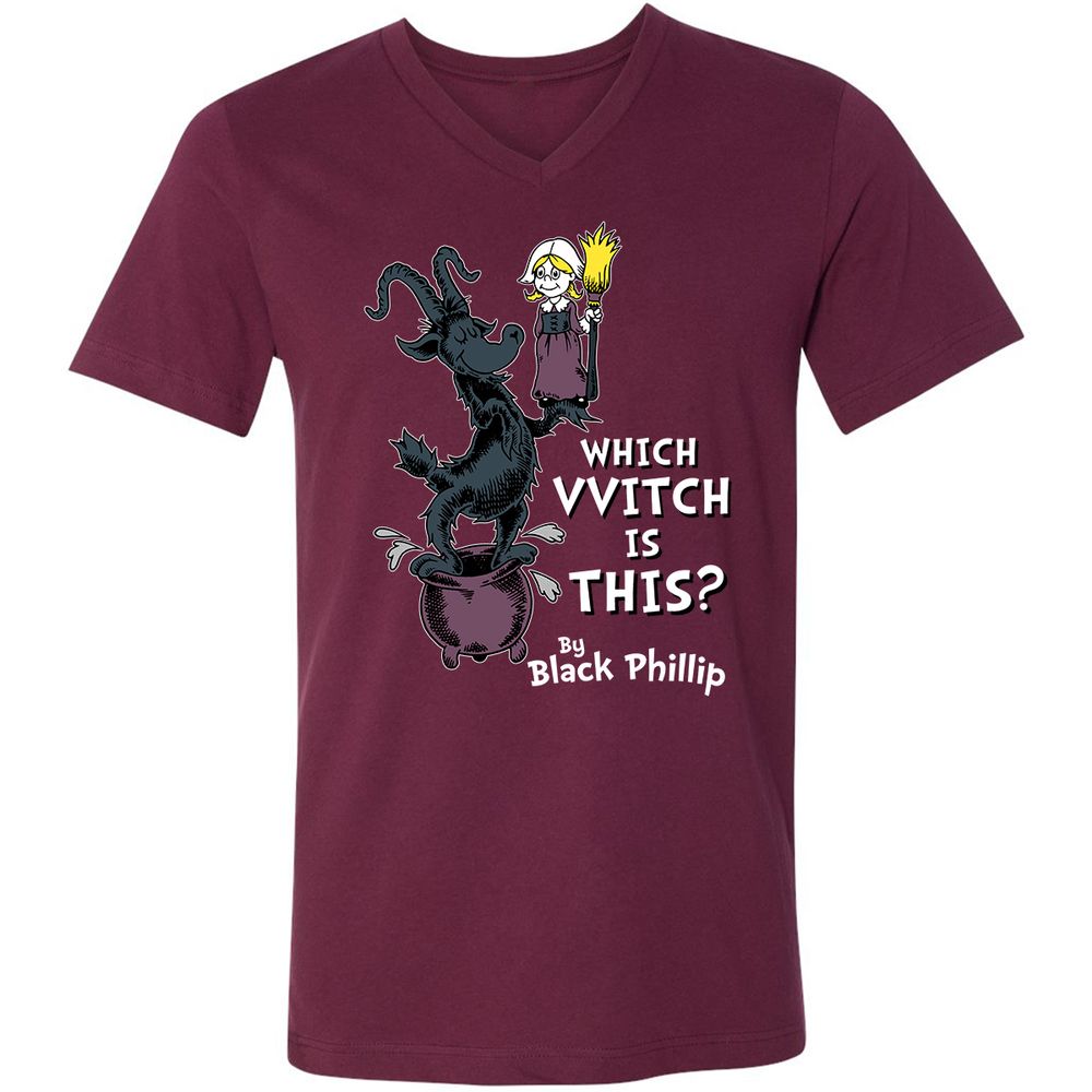 Unisex V-Neck T-Shirt - SBCW72VC - Maroon - 6