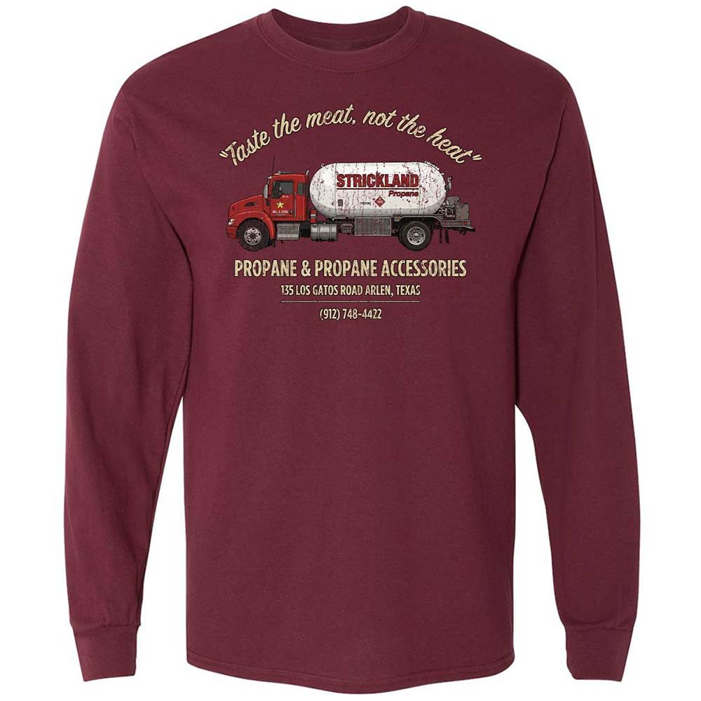 Long Sleeve T-Shirt - 3JGYV616 - Maroon - 6