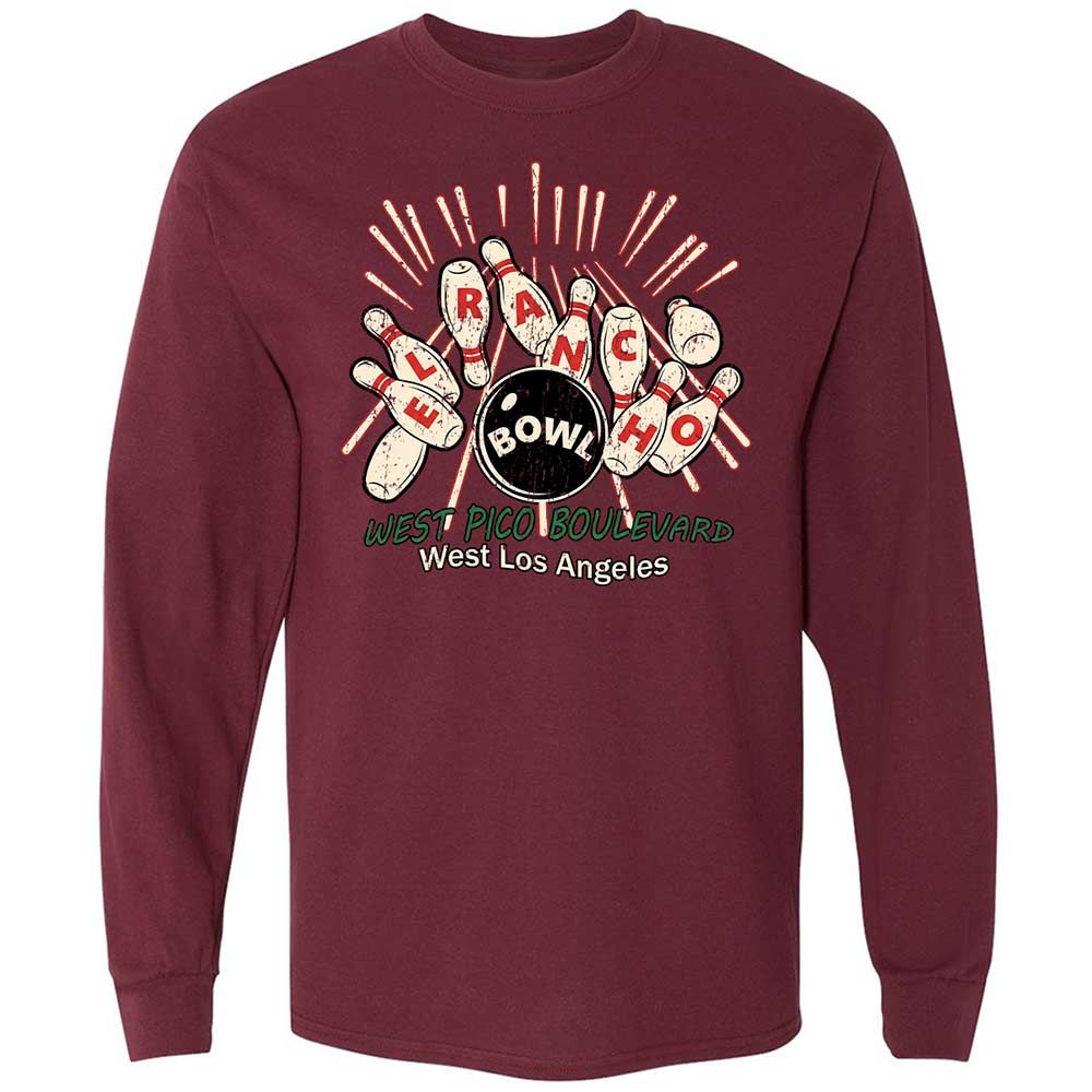 Long Sleeve T-Shirt - YR322WZV - Maroon - 6
