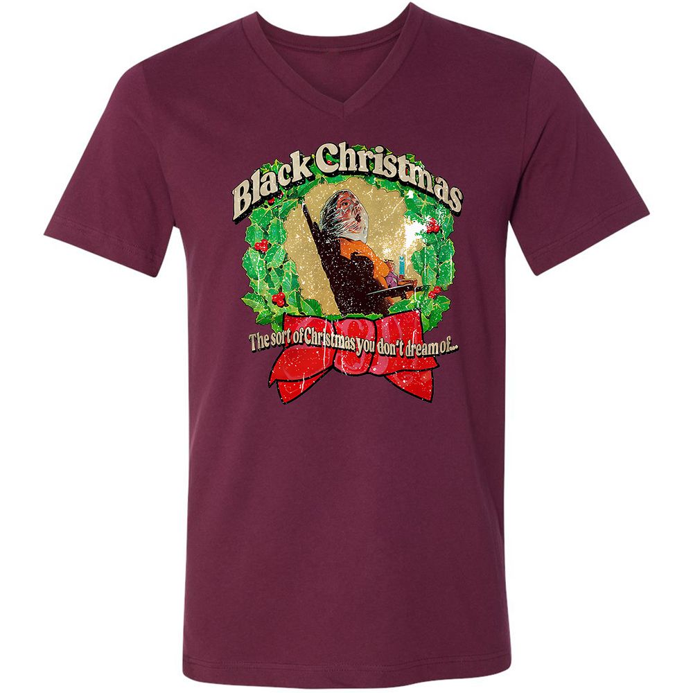 Unisex V-Neck T-Shirt - FBB182PE - Maroon - 6
