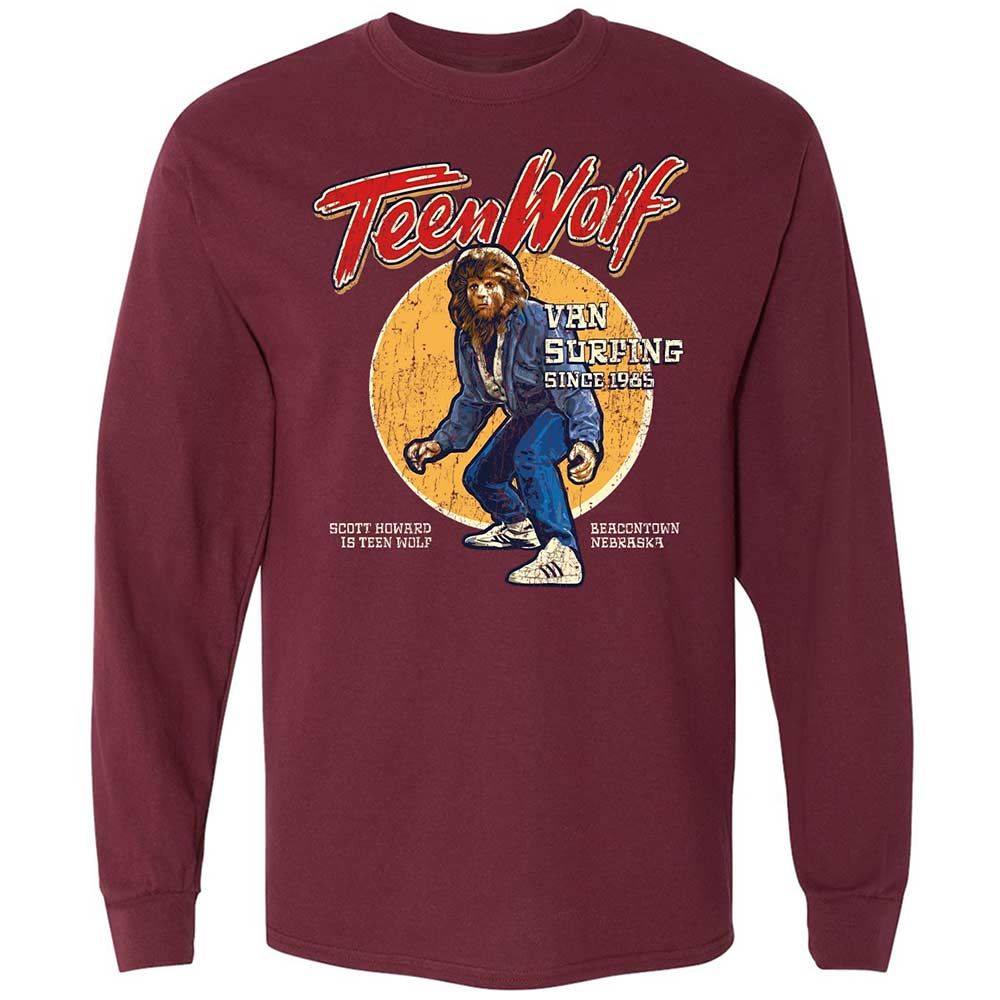 Long Sleeve T-Shirt - 5UR4BW95 - Maroon - 6