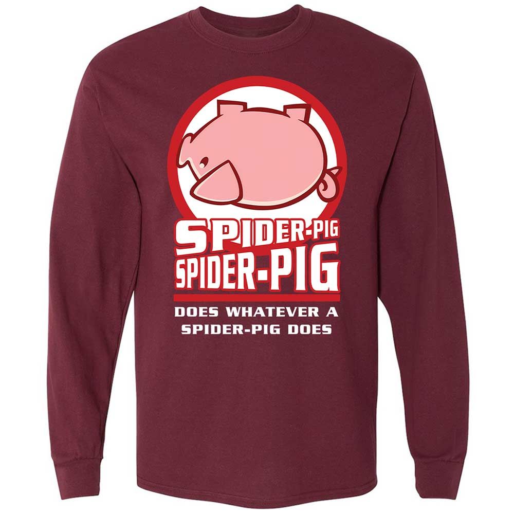 Spider-Pig, Spider-Pig - Maroon - 6