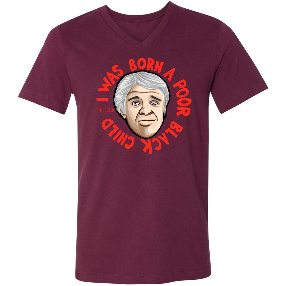 Unisex V-Neck T-Shirt - 22MMA1SP - Maroon - 6