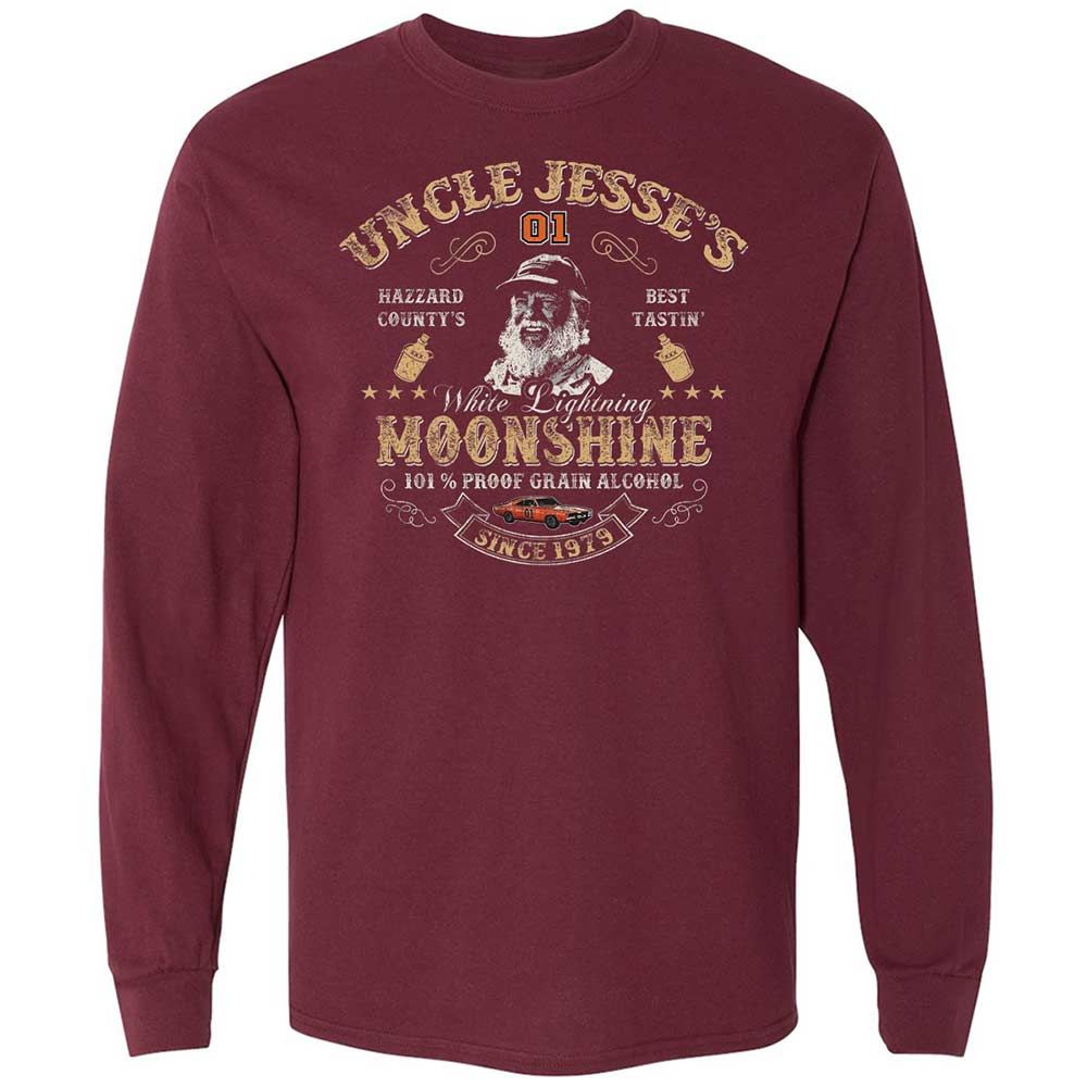 Long Sleeve T-Shirt - XDJEU14Z - Maroon - 6