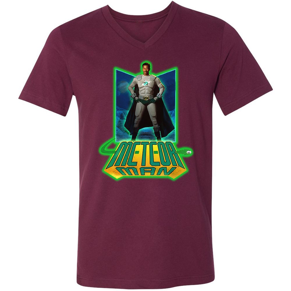 Unisex V-Neck T-Shirt - DAX2VMSX - Maroon - 6