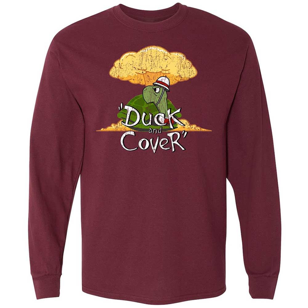 Long Sleeve T-Shirt - 1EJE4CF6 - Maroon - 6