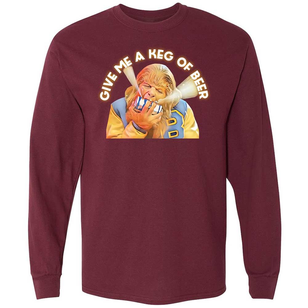 Long Sleeve T-Shirt - 899HPCHM - Maroon - 6