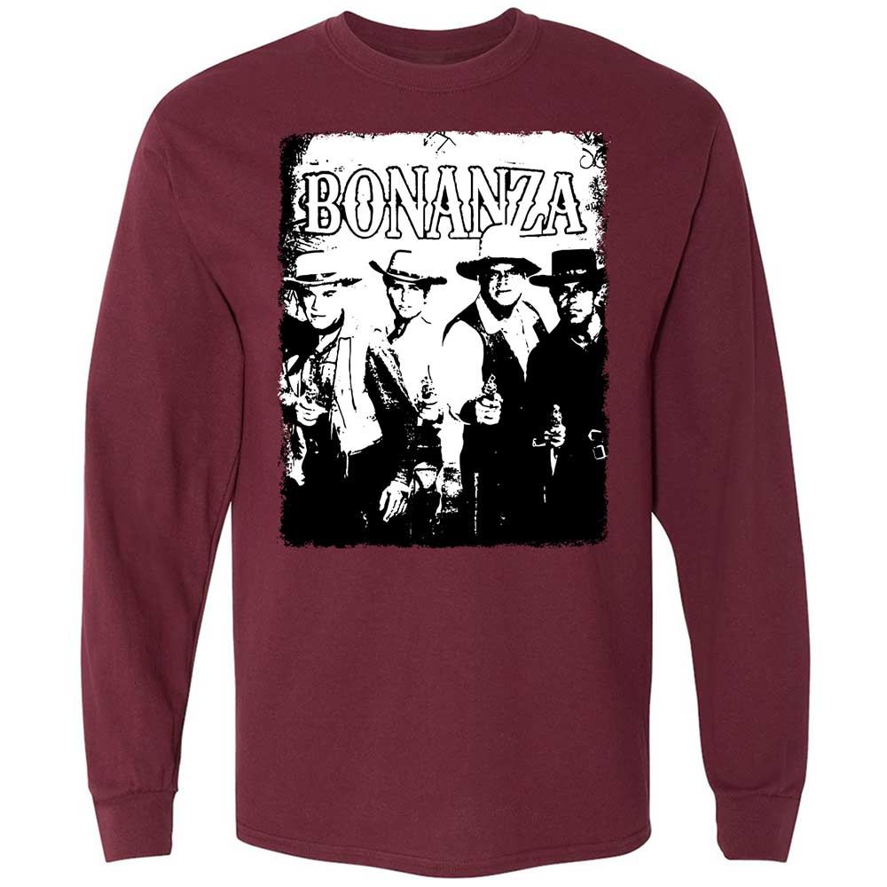 Ponderosa Ranch Crew - Maroon - 6