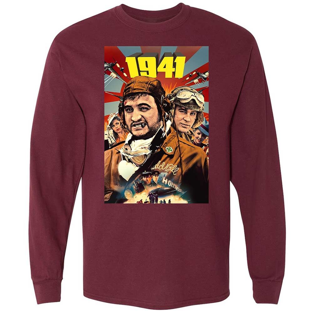 Long Sleeve T-Shirt - 43RG5DF9 - Maroon - 6