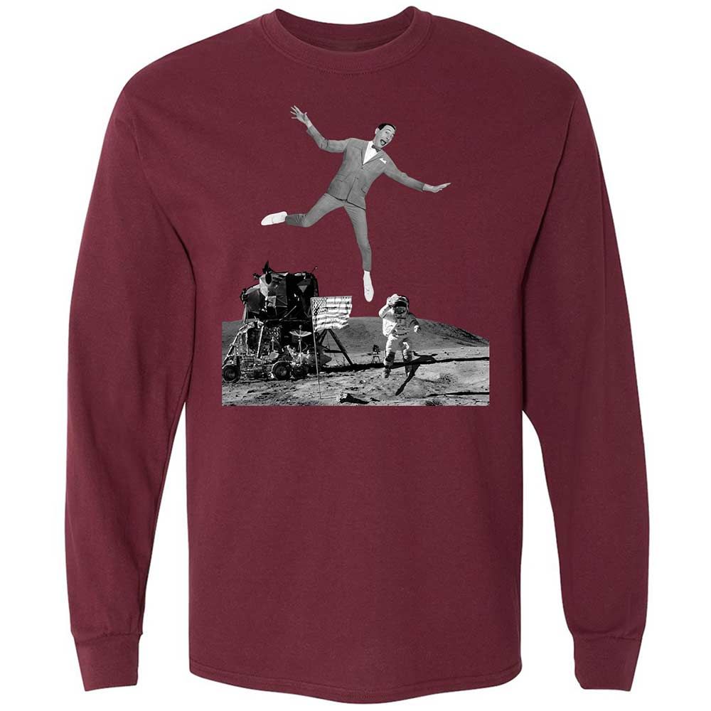 Long Sleeve T-Shirt - 961YPJ6N - Maroon - 6