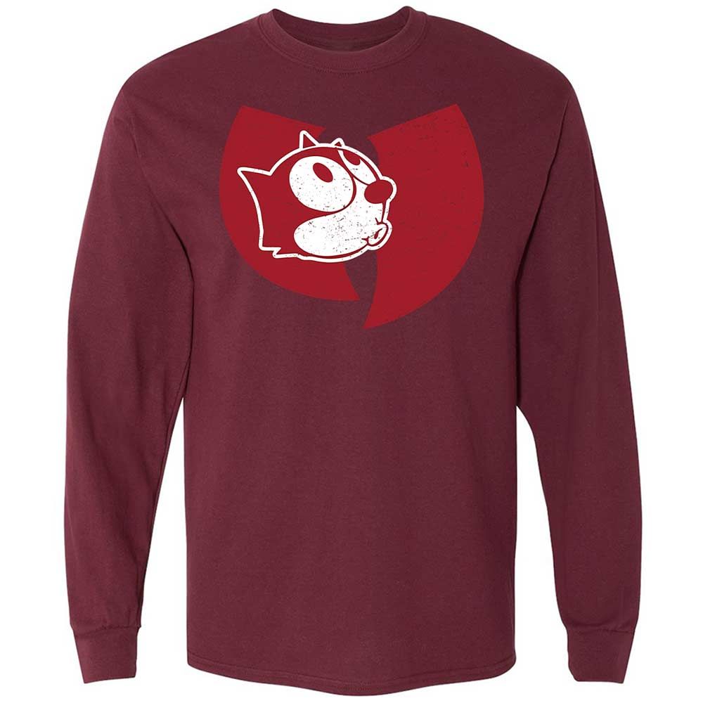 Long Sleeve T-Shirt - YFQ2M85F - Maroon - 6