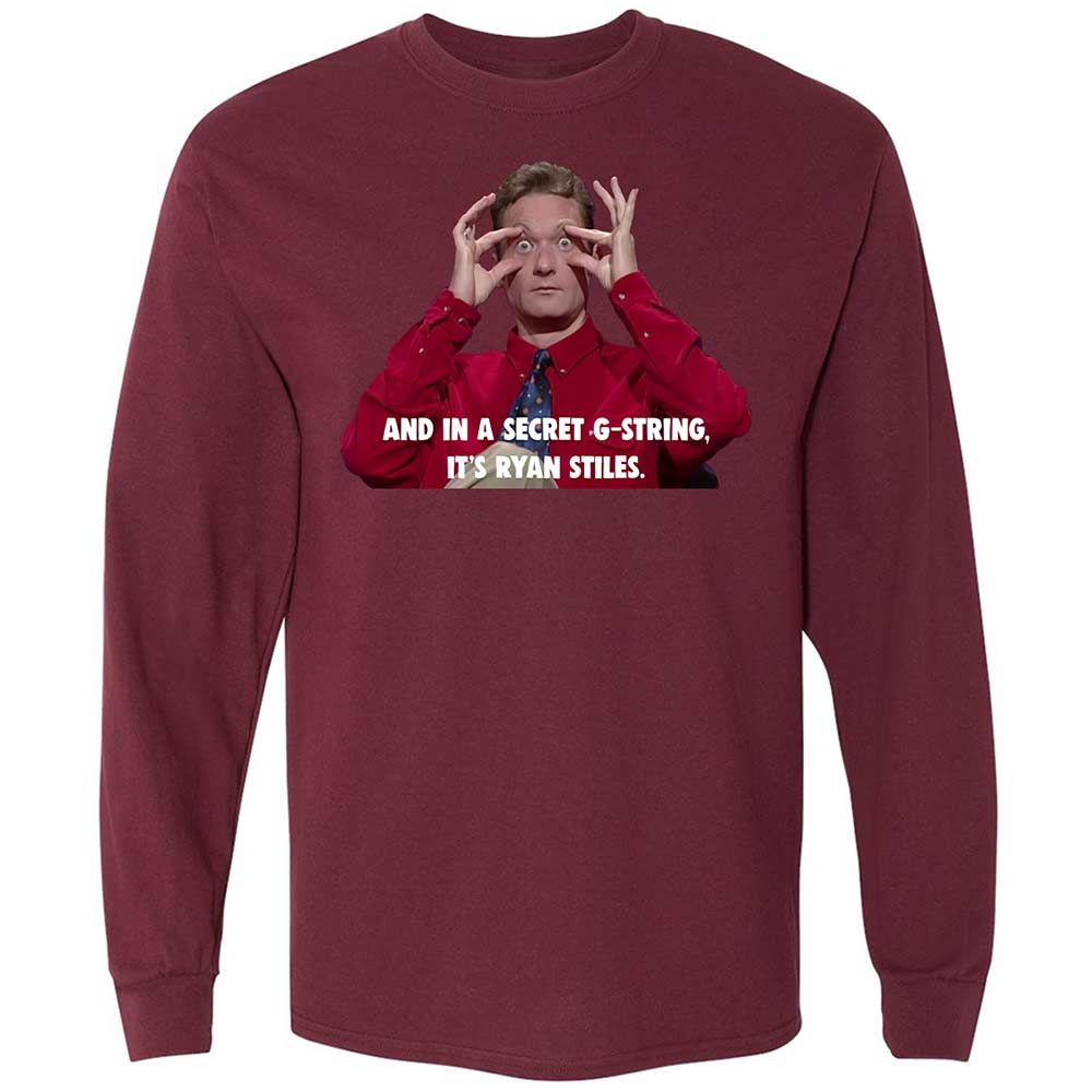 Long Sleeve T-Shirt - 2FDJXZWR - Maroon - 6