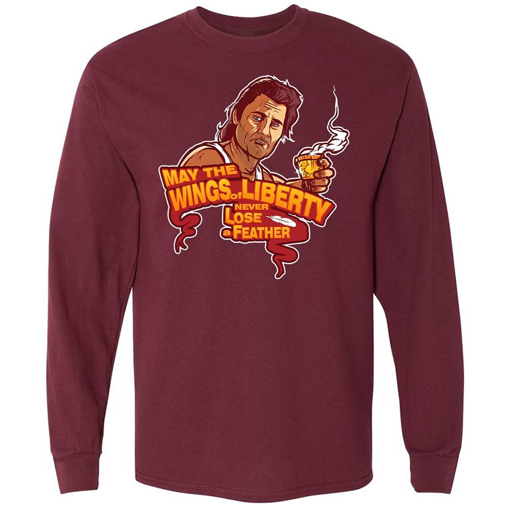 Long Sleeve T-Shirt - PCD5XU1P - Maroon - 6
