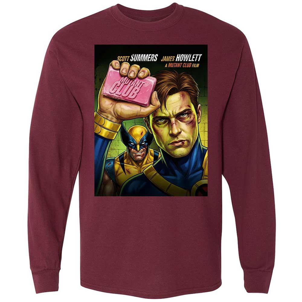 Long Sleeve T-Shirt - GPBA6GM1 - Maroon - 6