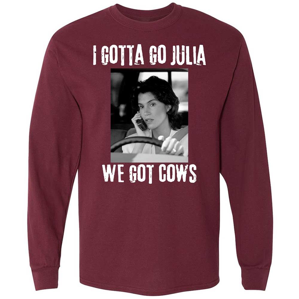 Long Sleeve T-Shirt - CEA9DYXE - Maroon - 6