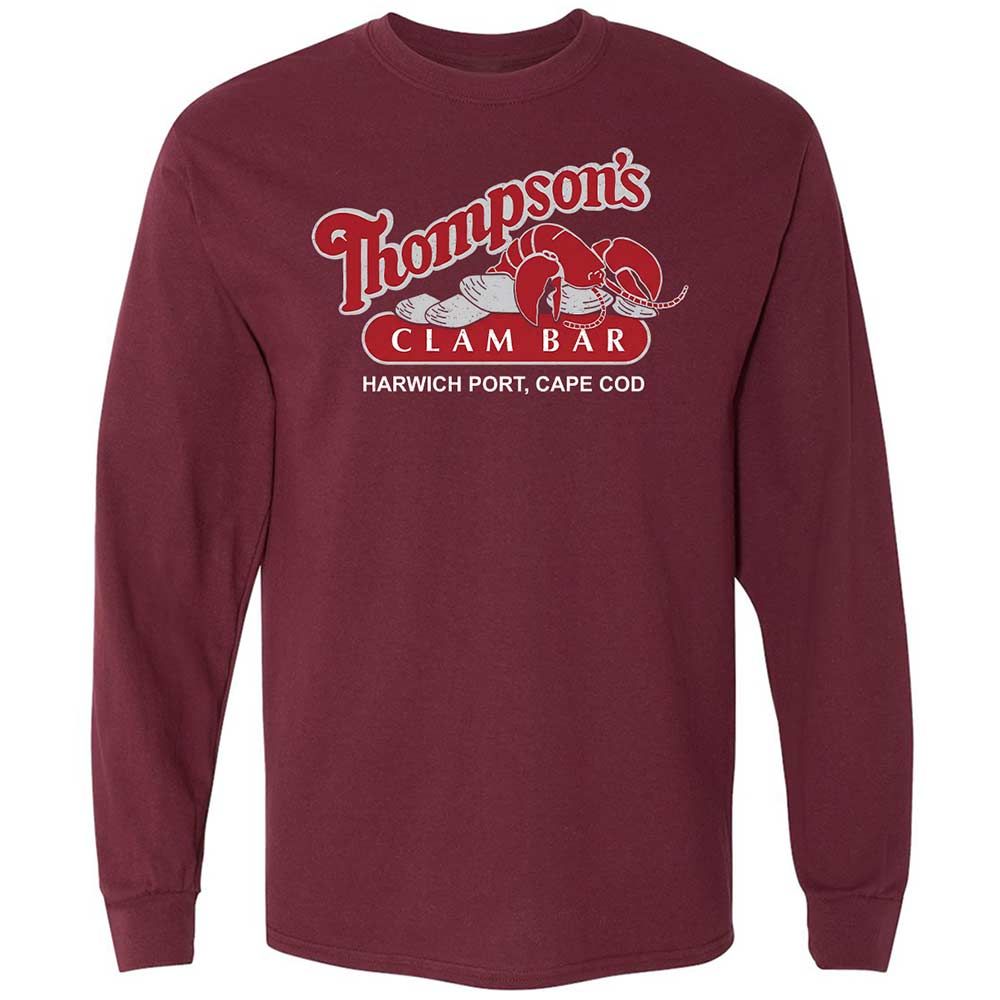 Thompson's Clam Bar - Maroon - 6