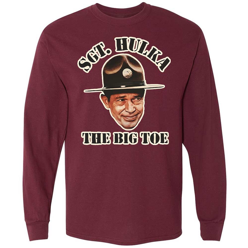 Long Sleeve T-Shirt - EJ8BR9BN - Maroon - 6
