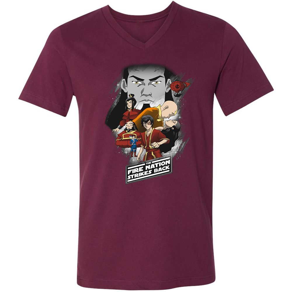 Unisex V-Neck T-Shirt - 2SYETPJV - Maroon - 6