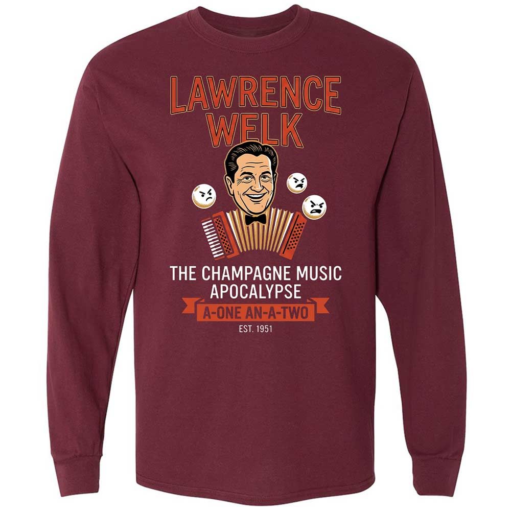 Long Sleeve T-Shirt - WXFQY61B - Maroon - 6