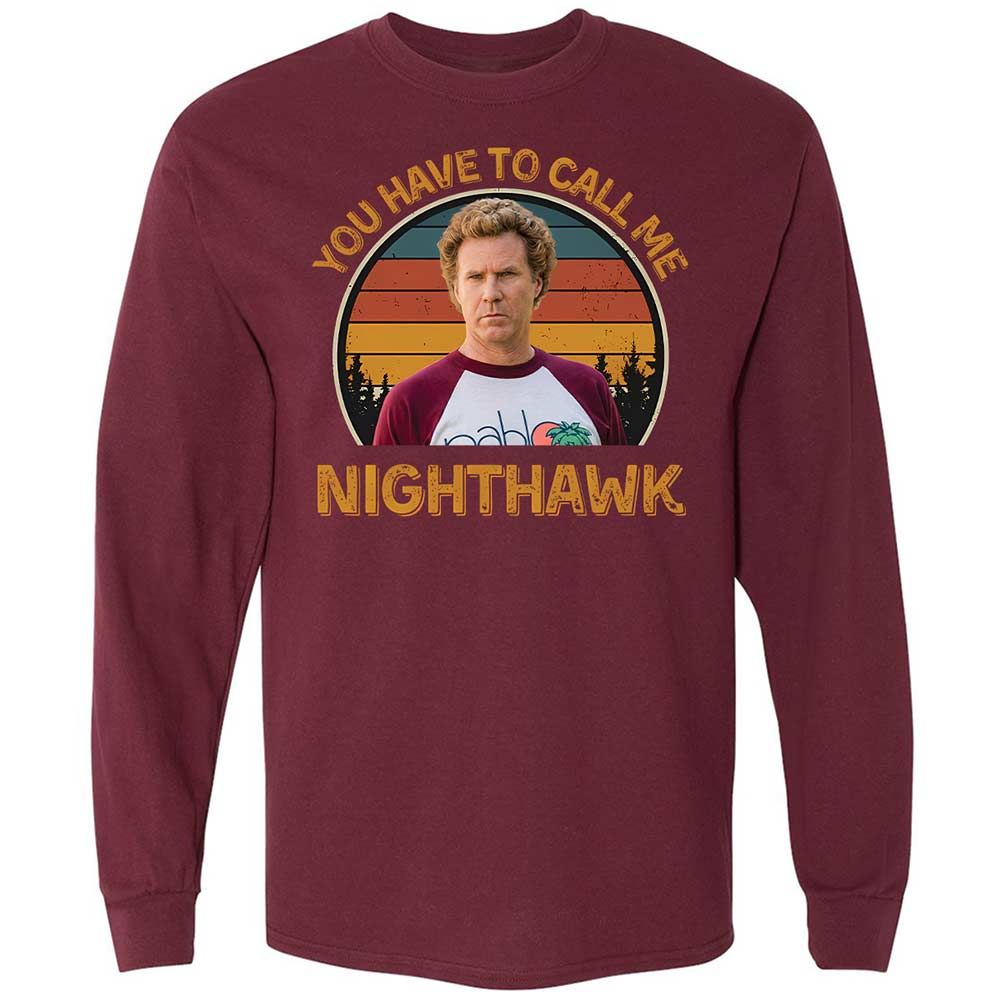 Long Sleeve T-Shirt - VK5CLMLH - Maroon - 6